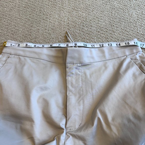 Nike Sportswear Cropped Woven Unlined Sneaker Pants Beige Sz M/32 #DD7032-236 - Picture 9 of 15